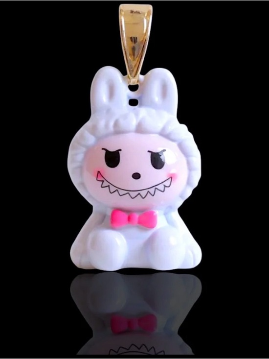 Jewelry - Gold Filled Snow White Fufu Monster